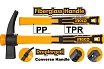 Молоток-кирочка каменщика Ingco 700 гр. HIHH80700