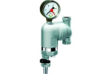 Фильтр FAR 100 мкм, с магнитными вставками, с манометром, Max: 95 C, 25 бар, поворотное соединение, 1/2&quot; ВР FA 39M8 12100