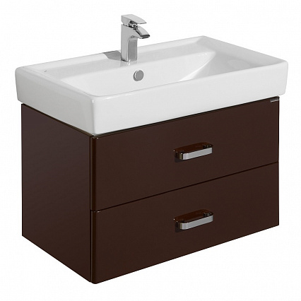 Мебель для ванной Акватон Америна 80 см, темно-коричневый