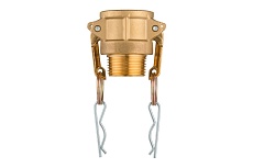 Камлок латунный TITAN LOCK тип B розетка, наруж. резьба BSP 2 1/2&quot; TL250BBR