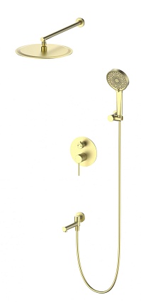 Душевой набор Wonzon&Woghand Stick WW-88939017-BG брашированное золото