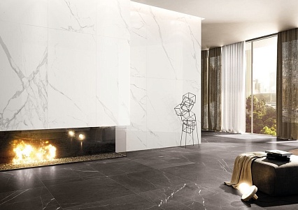 Керамогранит Casalgrande Padana Marmoker Statuario Grigio Lucido 60x120 см, 2461317