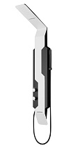Душевая панель Black&White Gravity GR028 белый матовый/черный матовый