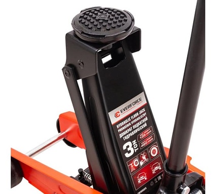 Домкрат подкатной гидравлический EVERFORCE 3т (h min 135мм, h max 460мм) EF-T830025(61854)