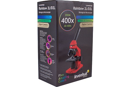 Микроскоп Levenhuk Rainbow 2L Azure 69037