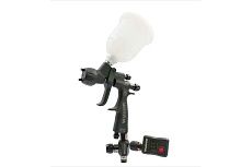 Миникраскопульт Walcom EGO CARBONIO НVLP 1.2 , 2 верхних бачка, пластик, 0.075 и 0.18 л 713012