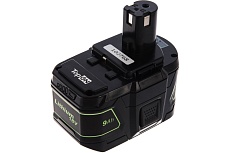Аккумулятор для электроинструмента Ryobi (Li-Ion, 18В, 9Ач) Topon PN: RB18L90 TOP-PTGD-RY-18-9.0-Li