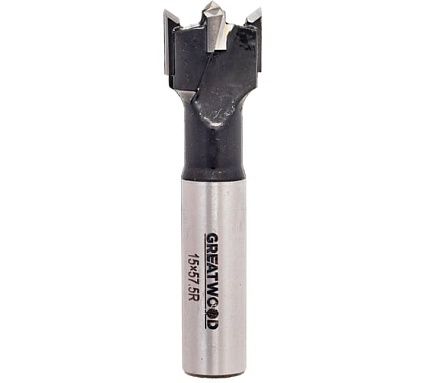 Сверло чашечное ECO HW 15x57.5 мм, S10x30 мм, RH Greatwood TL00000101