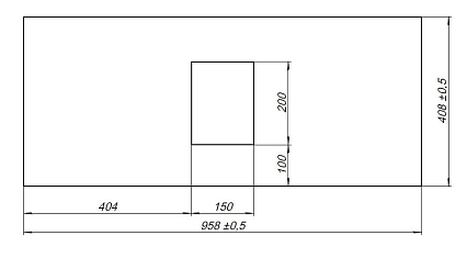 Столешница Allen Brau Priority 100 см dark grey structure, 1.31011.DG-S