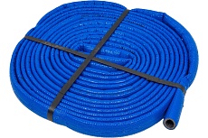 Теплоизоляция для труб K-FLEX PE COMPACT в синей оболочке 18/6 бухта 10м R060182103PECB