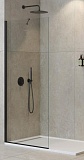 Душевая перегородка Cezares LIBERTA-L-1-TB-95-C-NERO 95x195 прозрачная, профиль черный
