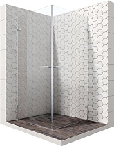 Душевой уголок Ambassador Abner 10011106 100x100 квадратный, хром
