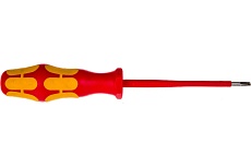 Отвёртка диэлектрическая WERA VDE, SL 0.8х4.0х100 мм, WE-006115