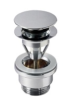 Донный клапан Catalano 9050310061 с переливом, click-clack, хром