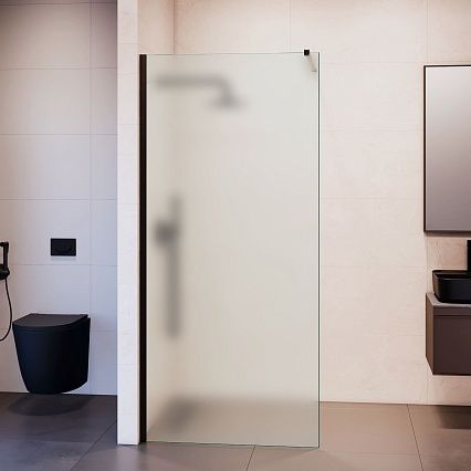 Душевая перегородка RGW Walk In WA-210B 120x195 с крючком для полотенца/халата, черный, матовое 351021012-24 Душевая перегородка RGW Walk In WA-210B 120x195 с крючком для полотенца/халата, черный, матовое 351021012-24