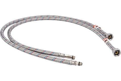 Подводка к смесителю (пара; 1.0 м; 1/2F-M10) VRT 521797