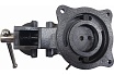 Слесарные тиски Griff 100 мм, серия PRO, поворотные, стальные, с наковальней g164024