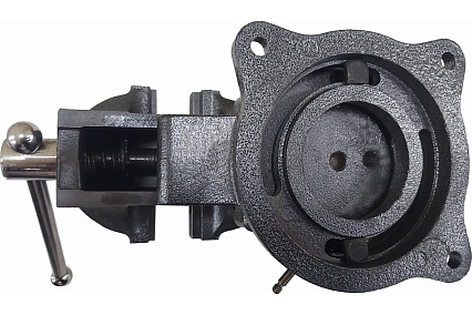 Слесарные тиски Griff 100 мм, серия PRO, поворотные, стальные, с наковальней g164024