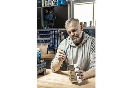 Набор отверток и бит Hoegert Technik 114 пр, сталь S2 HT1S099