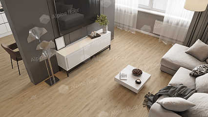 SPC ламинат Alpine Floor Solo Plus Анданте 1220x183x4 мм, ECO 14-1001-R