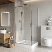 Душевой уголок BelBagno LUCE-A-1-100/100-C-Cr 100x100 прозрачный, хром