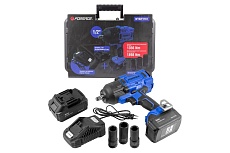 Гайковерт ударный аккумуляторный Forsage 1/2" + набор головок, в кейсе F-WT02F1161(51694)
