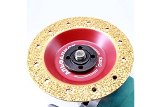 Обдирочно-шлифовальный диск по дереву Альфадиск Альфа 125*22,23/X-lock плоский Стронг 3 Медиум 7024
