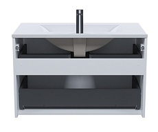 Тумба с раковиной Iddis Bild 80 см белый BIL80W0i95K