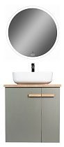 Мебель для ванной Viant Мюнхен 70 см со столешницей, хаки