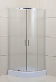 Душевой уголок BelBagno UNO-195-R-2-85-P-Cr 85x85 рифленый