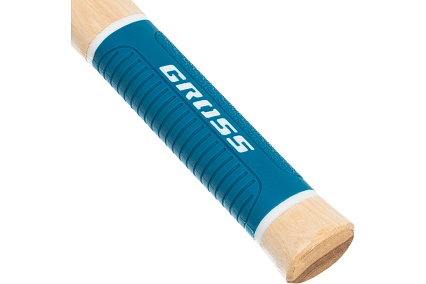Молоток-гвоздодер Gross American hickory 450г, угол 75, магнит, обрезиненная рукоятка 10418