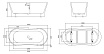 Акриловая ванна BelBagno BB406 165x73 белый