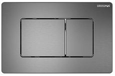 Кнопка смыва Grossman Classic 700.K31.04.42M.42M графит сатиновый