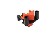 Набор 4-х зажимов WOODWORK для соединения под углом 60, 90 и 120°, пластик CLM-003