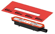 Сифон TECEdrainprofile 673001 DN40, боковой слив, низкий