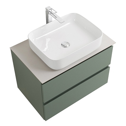 Мебель для ванной BelBagno Kraft 60 см со столешницей, эмаль, Еловый матовый