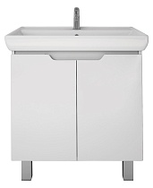 Мебель для ванной Dreja Q Plus 70 см с дверцами, белый