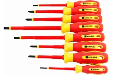 Набор диэлектрически отверток Norgau тип NSB171VDE-008 8 предметов 067122008