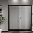 Душевая дверь Vincea Сити (City) VDS-5CT2170CLB 170x195 черный, прозрачная