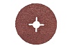 Фибровый круг Long Abrasive AF 561 оксид алюминия, 125x22.23мм, P24, 10 шт D11010-10