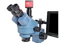 Микроскоп Kaisi KS-37045 7x45Х тринокулярный + монитор + камера + подсветка М7746197