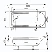 Акриловая ванна VagnerPlast Hera 180x80 см