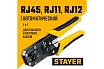Универсальный кримпер Stayer Professional RJ45, RJ11/RJ12 22652