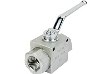 Гидравлический шаровой кран TITAN LOCK 1&quot;, типа ВР-ВР, с креп. отв., сталь TLHYDV1F
