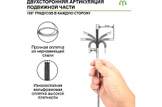 Управляемый видеоэндоскоп iCartool оптоволоконная подсветка, экран 4.5&quot;, 1Мп, 1280х720, 1м, 4мм зонд, 360° IC-VC1042WL