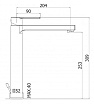 Смеситель для раковины Cezares Ovest OVEST-LSM1-A-01-W0 хром