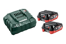 Набор Basic-Set 12V (2 аккумулятора Li-Power 12 В, 4,0 Ач+ЗУ ASC 55) Metabo 685301000
