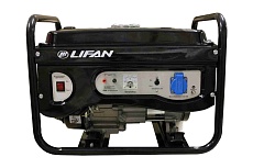 Бензиновый генератор Lifan 2500Е 220В, 2/2,2 кВт, 6,5 л.с. 2GF-4