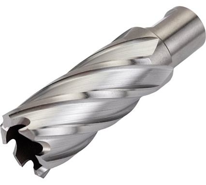 Сверло корончатое HSS по металлу (25х55/88 мм; Weldon 19) D.BOR CD-HSS-055-025-W