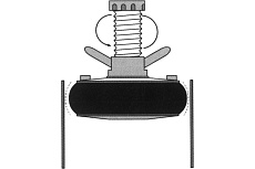 Пластиковая заглушка Huntingdon Д=40 мм 37- 54 мм 1/2&quot; PSP2038